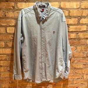 Tommy Hilfiger men’s extra large long sleeve Chambray blue shirt